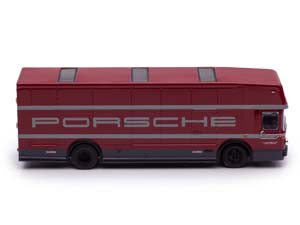 MERCEDES O317 PORSCHE RACE TRANSPORTER RED (ДЛИНА МОДЕЛИ 6-10 СМ) — фото 9