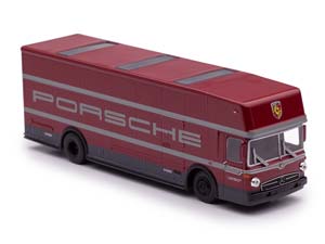 MERCEDES O317 PORSCHE RACE TRANSPORTER RED (ДЛИНА МОДЕЛИ 6-10 СМ) — фото 10