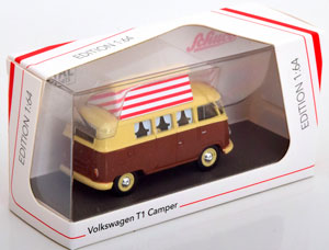 VW T1 CAMPER BROWN CREME (ДЛИНА МОДЕЛИ 6-10 СМ) — фото 3