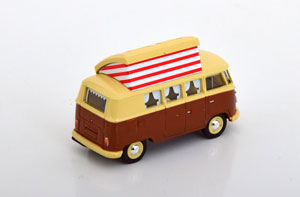 VW T1 CAMPER BROWN CREME (ДЛИНА МОДЕЛИ 6-10 СМ) — фото 2