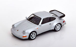 PORSCHE 911 (964) TURBO 3 6 SILVER (ДЛИНА МОДЕЛИ 6-10 СМ)