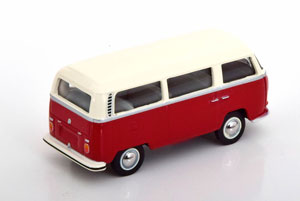 VW T2 BUS RED WHITE (ДЛИНА МОДЕЛИ 6-10 СМ) — фото 2