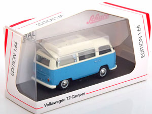 VW T2 CAMPER LIGHTBLUE CREME (ДЛИНА МОДЕЛИ 6-10 СМ) — фото 3