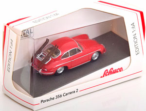PORSCHE 356 CARRERA 2 SKI RED (ДЛИНА МОДЕЛИ 6-10 СМ) — фото 3