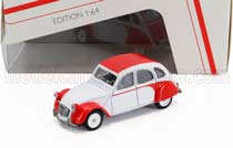 CITROEN 2CV БЕЛЫЙ С КРАСНЫМ