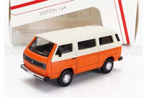 VW VOLKSWAGEN T3 MINIBUS LEXUS (1979), ORANGE WHITE