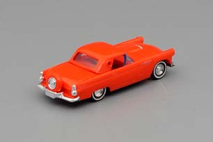 FORD THUNDERBIRD HARDTOP, SALMONRED (ДЛИНА МОДЕЛИ 3-5 СМ) — фото 2