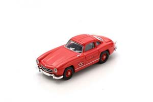 MERCEDES-BENZ SL-CLASS 300SL COUPE W198 1955, RED (ДЛИНА МОДЕЛИ 3-5 СМ)