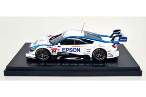 HONDA NSX #64 13Й SUPER GT500 OKAYAMA 2015 D.NAKAJIMA/B.BAGUETTE БЕЛЫЙ С СИНИМ — фото 2