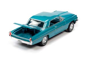 PONTIAC CATALINA 1962 BLUE (ДЛИНА МОДЕЛИ 6-10 СМ) — фото 2