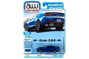 CHEVROLET CAMARO ZL1 2019 BLUE / ШЕВРОЛЕ КАМАРО ZL1 2019 СИНИЙ (ДЛИНА МОДЕЛИ 6-10 СМ)