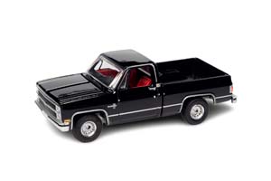 CHEVROLET SILVERADO 10 1982 BLACK (ДЛИНА МОДЕЛИ 6-10 СМ)
