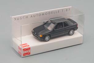 FORD ESCORT '91 CABRIO, TOP UP, BLACK / BLACKGRAY (ДЛИНА МОДЕЛИ 3-5 СМ) — фото 3