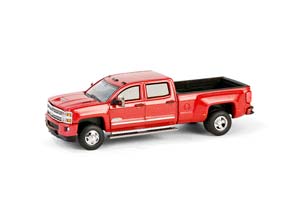 CHEVROLET SILVERADO HD 3500 HIGH COUNTRY ПИКАП 2018 CAJUN RED METALLIC (ДЛИНА МОДЕЛИ 6-10 СМ)