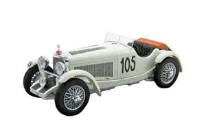 MERCEDES-BENZ SSK SPIDER #105 MILLE MIGLIA (1931) F.MAINO - E.STRAZZA, WHITE