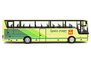 SCANIA L94 VAN HOOL ALIZEE T9 COACH "THE KINGS FERRY" 199, YELLOW / GREEN — фото 3