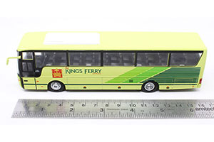 SCANIA L94 VAN HOOL ALIZEE T9 COACH "THE KINGS FERRY" 199, YELLOW / GREEN — фото 4