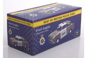 FORD ANGLIA 105E METROPOLITAN POLICE 1959 LIGHT BLUE/WHITE — фото 3