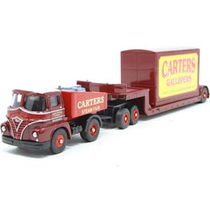 FODEN БАЛЛАСТНЫЙ СЕДЕЛЬНЫЙ ТЯГАЧ С ПРИЦЕПОМ И КОНТЕЙНЕРОМ CARTERS STEAM FAIR