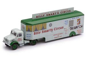 BEDFORD OX СЕДЕЛЬНЫЙ ТЯГАЧ С ПРИЦЕПОМ-ТРЕЙЛЕРОМ BILLY SMARTS CIRCUS СВЕТЛО-ЗЕЛЕНЫЙ