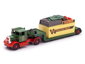 SCAMMELL СЕДЕЛЬНЫЙ ТЯГАЧ С ПРИЦЕПОМ COLLINS FAIR ЗЕЛЕНЫЙ С ЖЕЛТЫМ И КРАСНЫМ