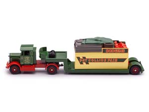 SCAMMELL СЕДЕЛЬНЫЙ ТЯГАЧ С ПРИЦЕПОМ COLLINS FAIR ЗЕЛЕНЫЙ С ЖЕЛТЫМ И КРАСНЫМ — фото 2