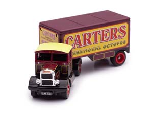 SCAMMELL СЕДЕЛЬНЫЙ ТЯГАЧ С ПОЛУПРИЦЕПОМ CARTERS КОРИЧНЕВЫЙ С БЕЖЕВЫМ — фото 5
