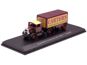 SCAMMELL СЕДЕЛЬНЫЙ ТЯГАЧ С ПОЛУПРИЦЕПОМ CARTERS КОРИЧНЕВЫЙ С БЕЖЕВЫМ — фото 9