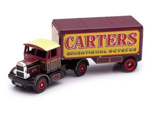 SCAMMELL СЕДЕЛЬНЫЙ ТЯГАЧ С ПОЛУПРИЦЕПОМ CARTERS КОРИЧНЕВЫЙ С БЕЖЕВЫМ — фото 1