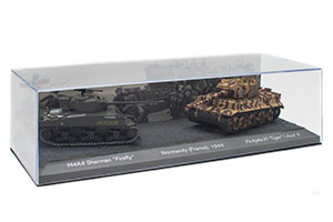 TANK PANZER SET M4A4 SHERMAN FIREFLY AND Z.KPFW. VI TIGER 1944 FRANCE | НАБОР M4A4 SHERMAN FIREFLY И PZ.KPFW. VI TIGER I AUSF. E НОРМАНДИЯ ФРАНЦИЯ — фото 4