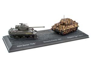 TANK PANZER SET M4A4 SHERMAN FIREFLY AND Z.KPFW. VI TIGER 1944 FRANCE | НАБОР M4A4 SHERMAN FIREFLY И PZ.KPFW. VI TIGER I AUSF. E НОРМАНДИЯ ФРАНЦИЯ — фото 5