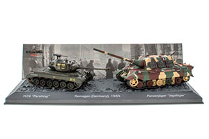 TANK M26 PERSHING AND PANZERJAGER JAGDTIGER 1945 / 2 ТАНКА (НАБОР БИТВА ПРИ РЕМАГЕНЕ ГЕРМАНИЯ 1945) — фото 2