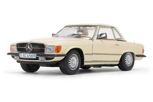 MERCEDES 350 SL R107 HARDTOP 1977 CRÈME