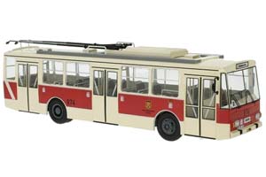 SKODA 14TR ТРОЛЛЕЙБУС POTSDAM 1981 БЕЖЕВЫЙ С КРАСНЫМ — фото 2