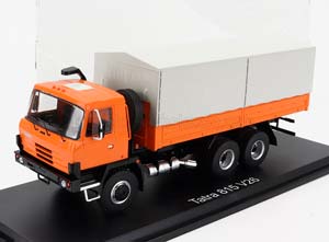 TATRA 815 V26 TRUCK TELONATO 3-ASSI 1981, ORANGE GREY