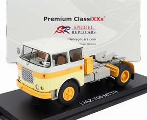 LIAZ 706 MTTN TRACTOR TRUCK 2-ASSI 1978, YELLOW ORANGE WHITE