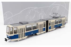 TATRA KT4 "LEIPZIGER TRANSPORT SERVICES" 1979 BEIGE/BLUE — фото 2