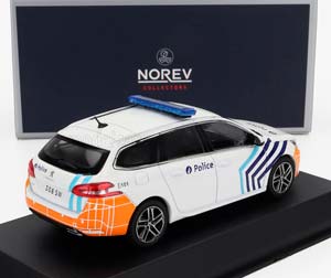 PEUGEOT 308 SW STATION WAGON BELGIAN POLICE 2018, WHITE — фото 2