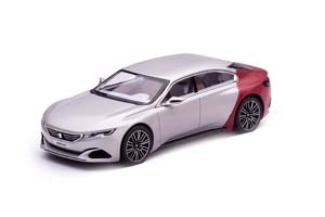 PEUGEOT EXALT CONCEPT CAR SALON DE PEKIN 2014 СЕРЕБРИСТЫЙ