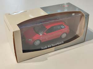 AUDI A3 SPORTBACK 2004 КРАСНЫЙ (БОКС МОЖЕТ ИМЕТЬ ПОТЕРТОСТИ ИЛИ ТРЕЩИНЫ) — фото 3
