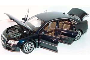 AUDI A8 4.2 TDI FACELIFT 2005 DARK BLUE METALLIC — фото 3