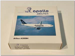 AIRBUS INDUSTRIES A300B4-203 APOLLO AIRLINES NA (ДЛИНА 10,72 СМ) — фото 4
