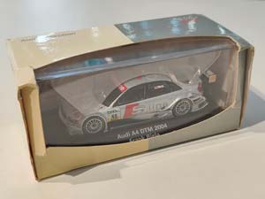 AUDI A4 DTM 2004 FRANK BIELA #45 СЕРЕБРИСТЫЙ (БОКС МОЖЕТ ИМЕТЬ ПОТЕРТОСТИ ИЛИ ТРЕЩИНЫ) — фото 3