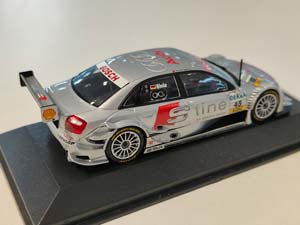 AUDI A4 DTM 2004 FRANK BIELA #45 СЕРЕБРИСТЫЙ (БОКС МОЖЕТ ИМЕТЬ ПОТЕРТОСТИ ИЛИ ТРЕЩИНЫ) — фото 2