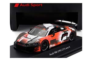 AUDI R8 LMS GT3 EVO II PRESENTATION (2022), WHITE RED BLACK