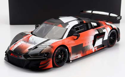 AUDI R8 LMS GT3 EVO II PRESENTATION (2022), WHITE RED BLACK