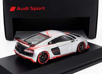 AUDI R8 LMS GT4 TEAM AUDI SPORT #0 PRESENTATION (2023), SILVER RED BLACK — фото 2