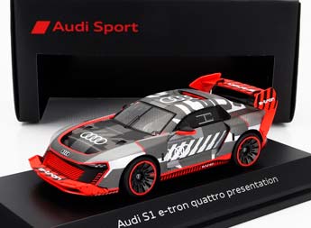 AUDI S1 E-TRON QUATTRO #0 PRESENTATION (2023), SILVER RED BLACK