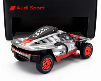 AUDI Q E-TRON RS TEAM AUDI SPORT N221 RALLY DAKAR (2023) M EKSTROM - E BERGKVIST, GREY SILVER BLACK — фото 2
