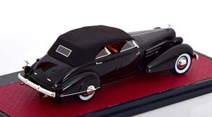 CADILLAC V16 DUAL SPORT PHAETON ROOF CLOSED 1937 BLACK — фото 2